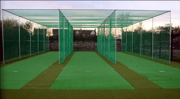 Sports netting for cricket and football practice